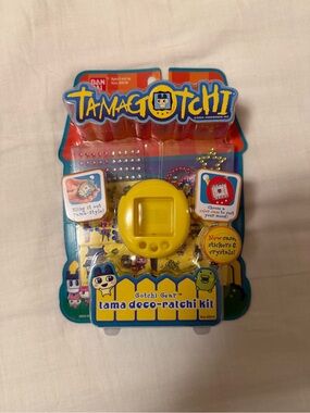 Tamagotchi Gotchi Gear tama deco-ratchi kit 2008 Yellow vintage accessories NEW